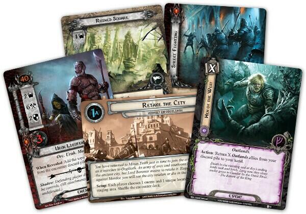 Le Seigneur des Anneaux: Le Jeu de Cartes - Assaut sur Osgiliath Cartes