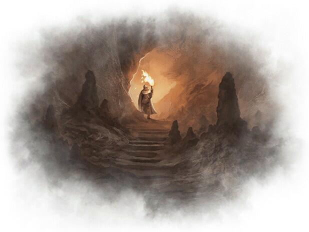 Le Seigneur des Anneaux: Le Jeu de Cartes - Sous les Monts de Cendre Artwork