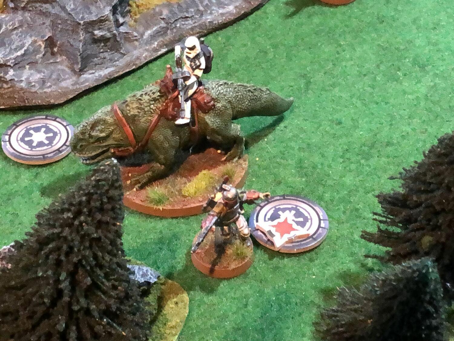 Star Wars: Légion - Soldat Monté sur Dewback Figurine