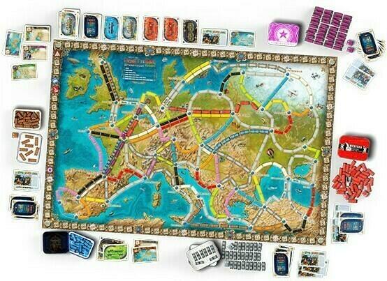 Les Aventuriers du Rail: Europe - 15ème Anniversaire Eclate