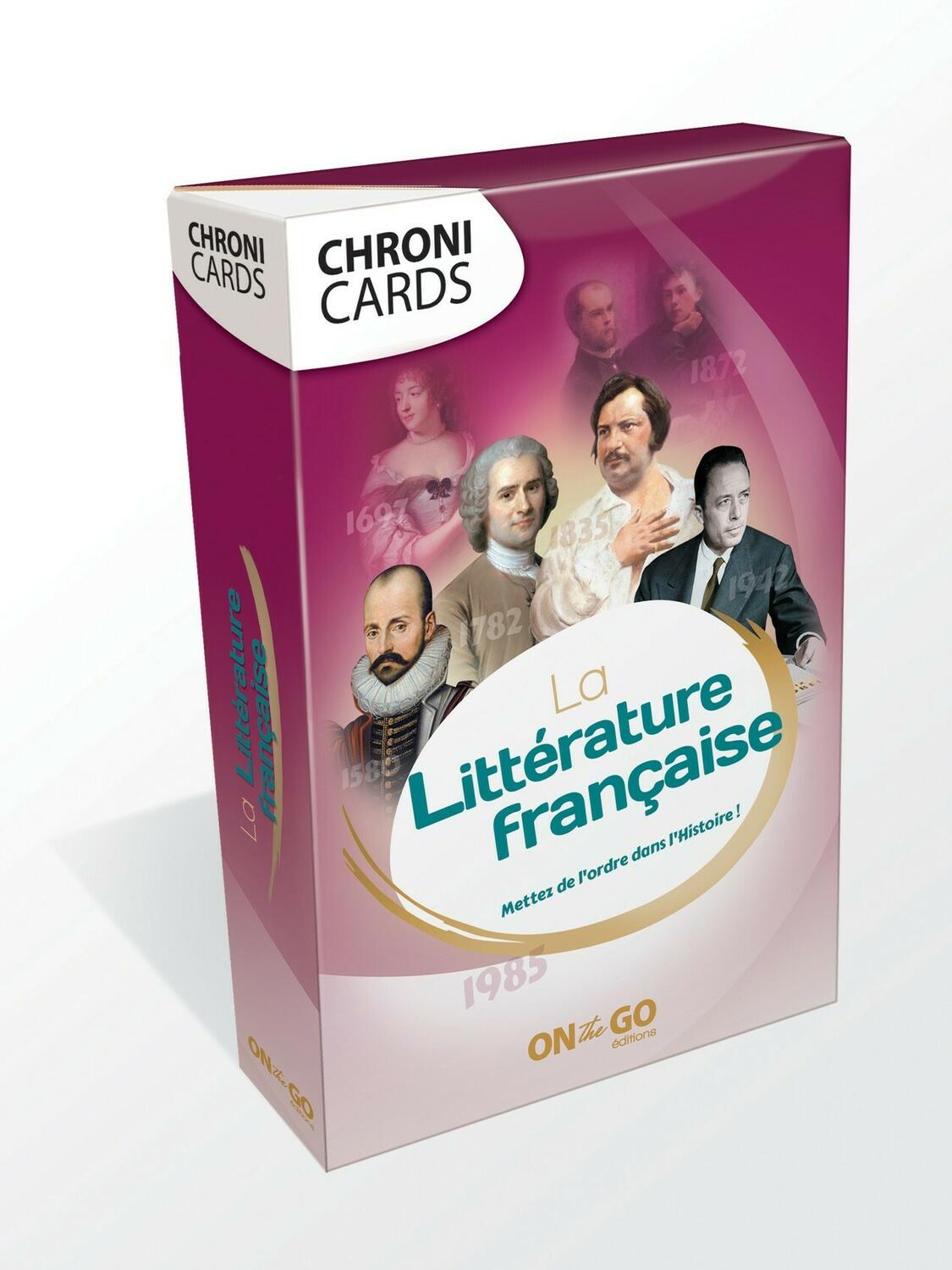 ChroniCards: La Littérature Française Cover 3d