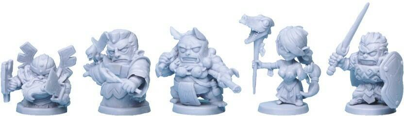Masmorra: Les Donjons d'Arcadia - Set d’Aventuriers Figurines