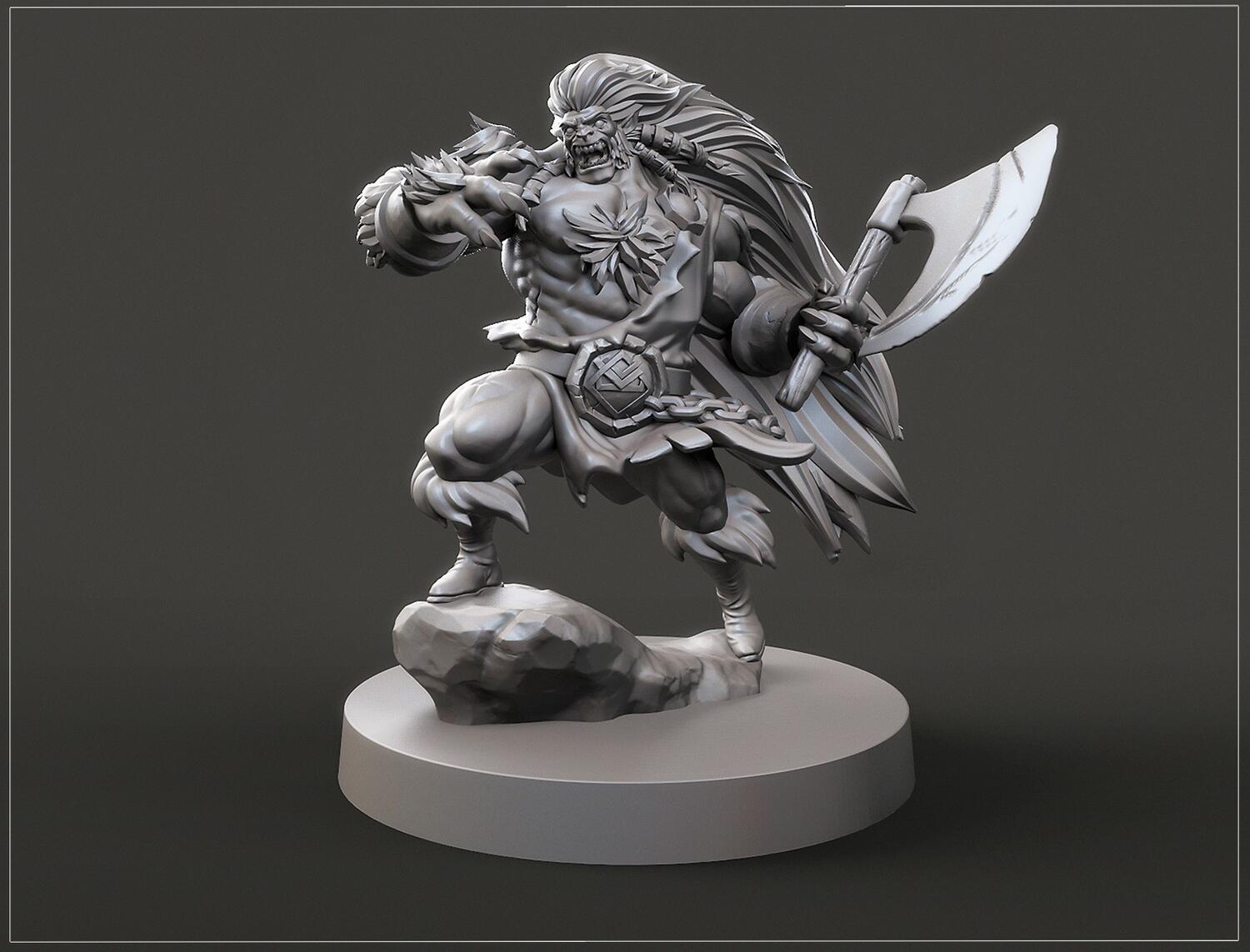 Clash of Rage Figurine