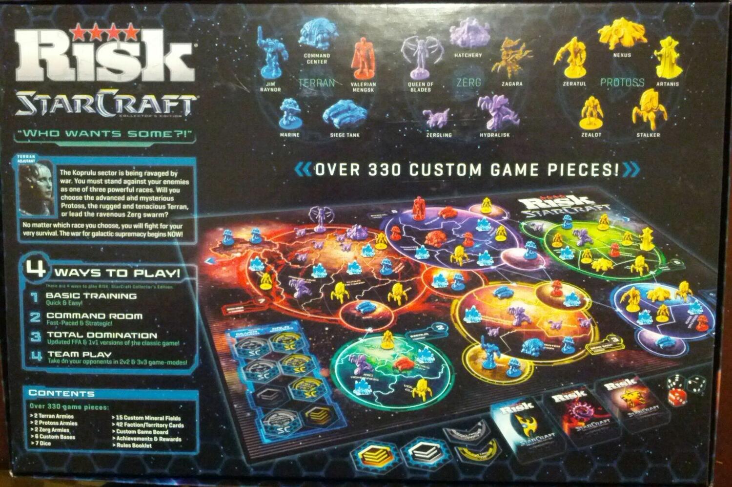 Risk: StarCraft - Collector's Edition Back