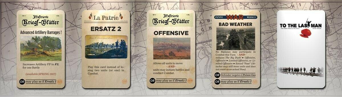 To The Last Man! Cartes