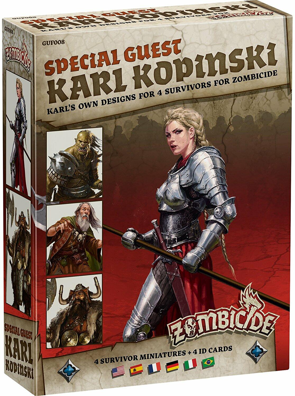 Zombicide: Black Plague - Special Guest - Karl Kopinski Cover 3d