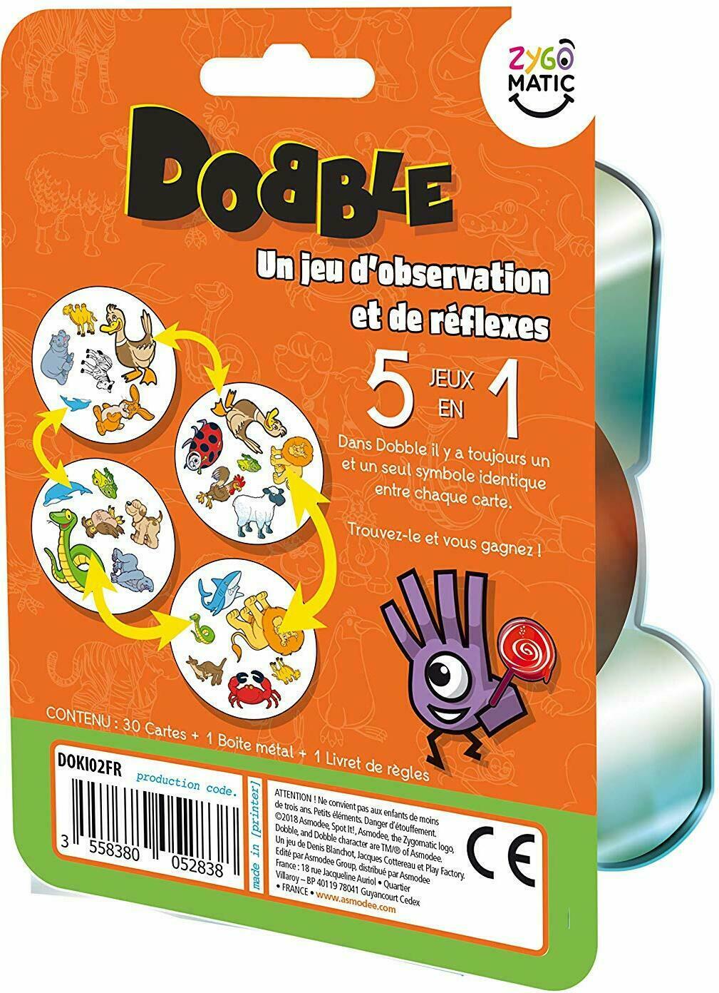Dobble: Kids (Blister) Back 3d