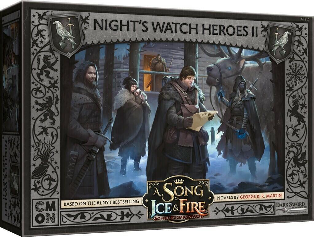 Le Trône de Fer: Le Jeu de Figurines - Héros de la Garde de Nuit II Cover 3d