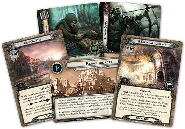 Le Seigneur des Anneaux: Le Jeu de Cartes - Assaut sur Osgiliath Cartes