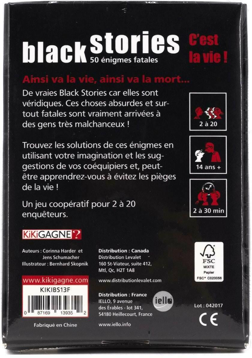 Black Stories: C'est la Vie ! Back