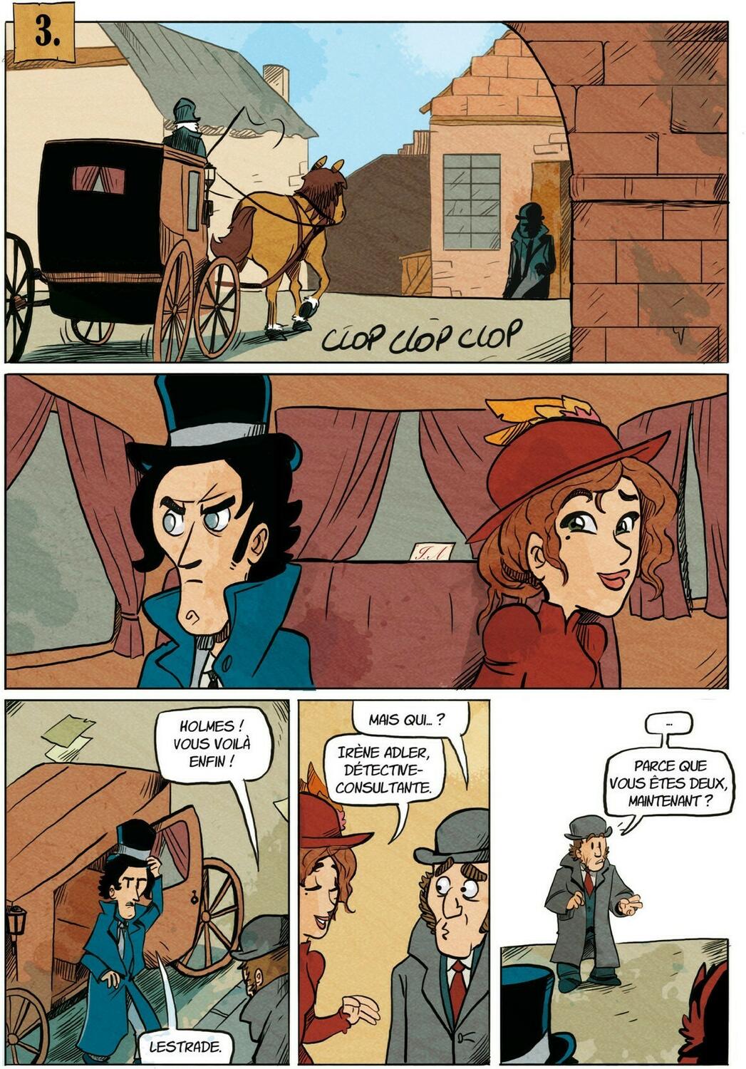 Sherlock Holmes: Livre 4 - Le Défi d'Irène Adler - La BD Dont Vous Êtes le Héros Page