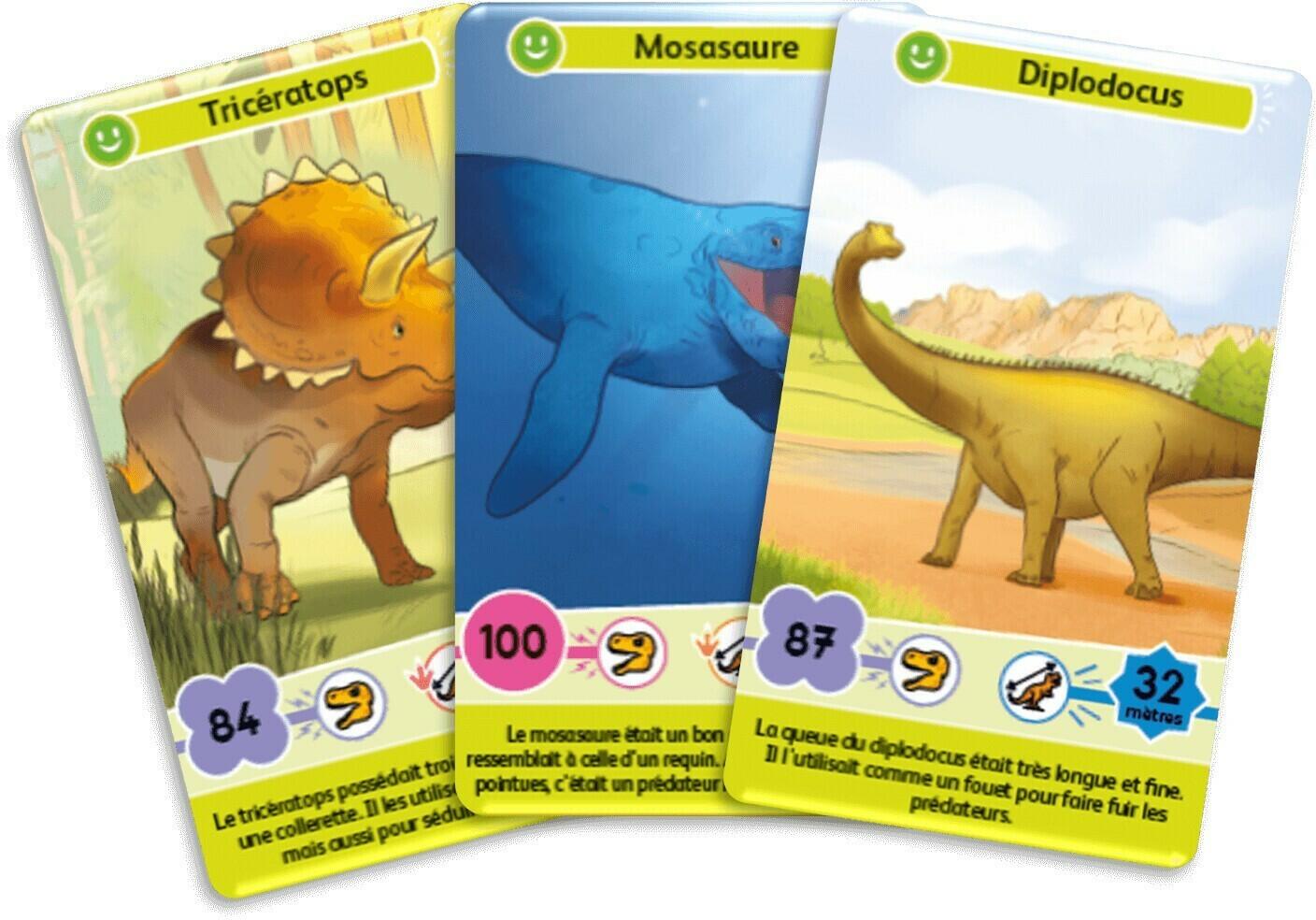 Défis Nature: Junior - Au Temps des Dinosaures Cartes