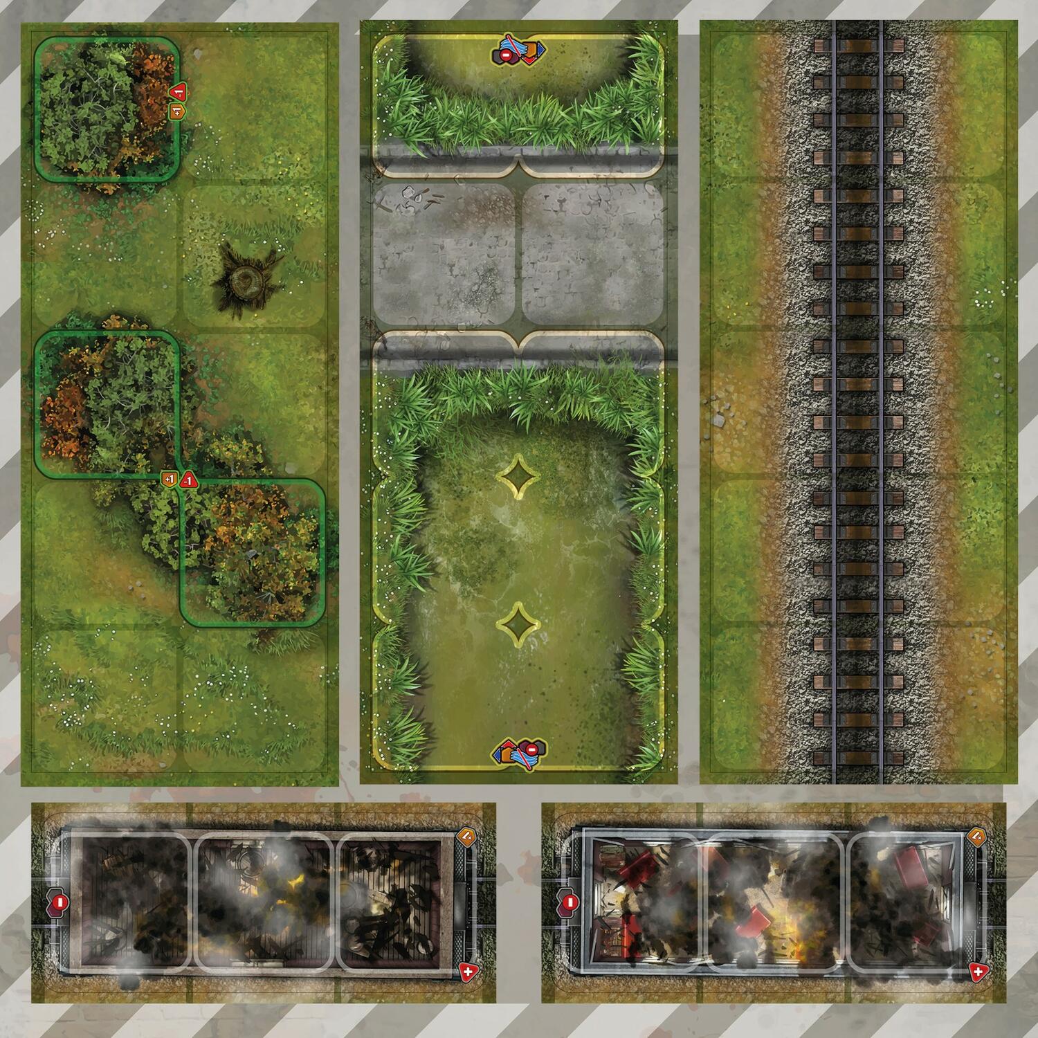 Heroes of Normandie: Battleground Set 3 - Terrain Pack Tuiles