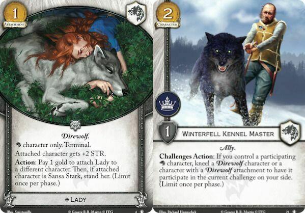 Le Trône de Fer: Le Jeu de Cartes - Pas de Moyen Terme Cartes