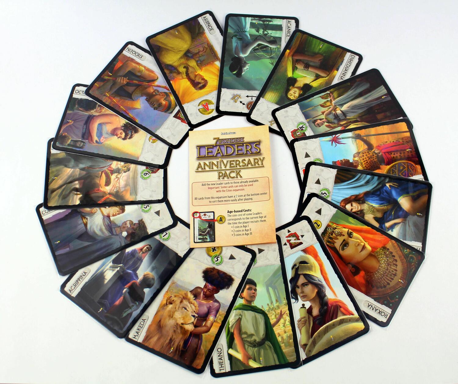 7 Wonders: Leaders - Anniversary Pack Eclate