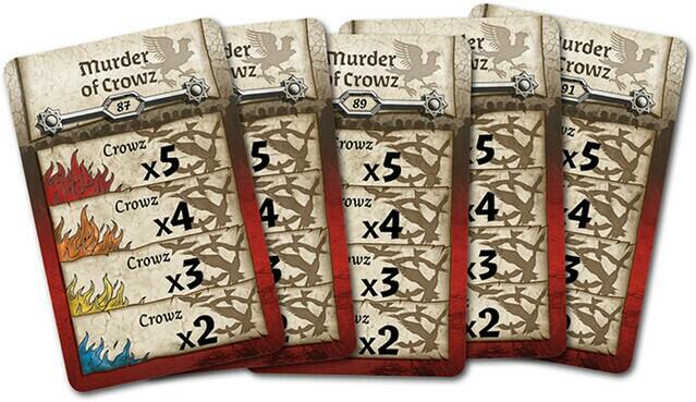 Zombicide: Box of Zombies Set #8 - Murder of Crowz Cartes