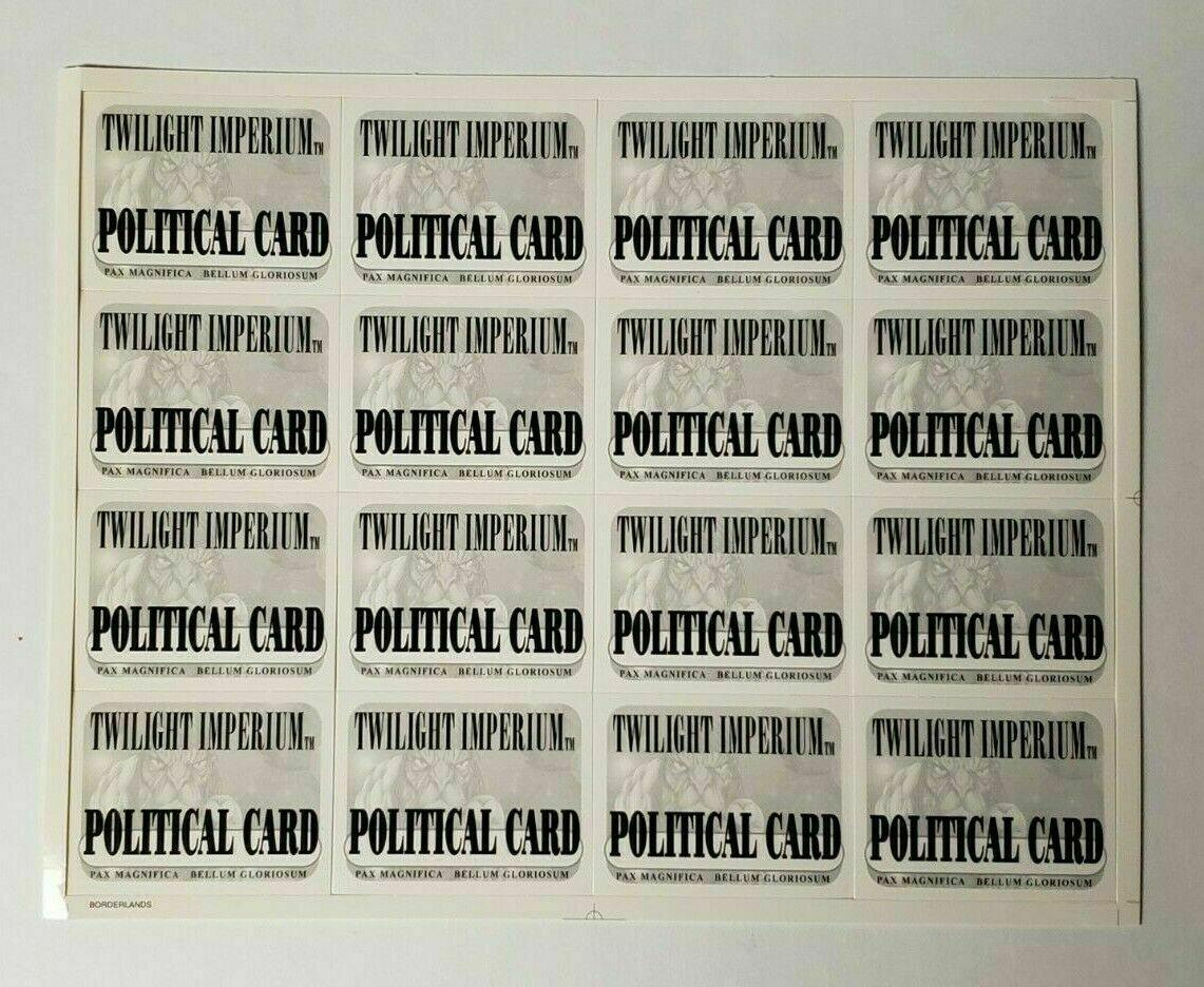 Twilight Imperium: Borderlands Cards