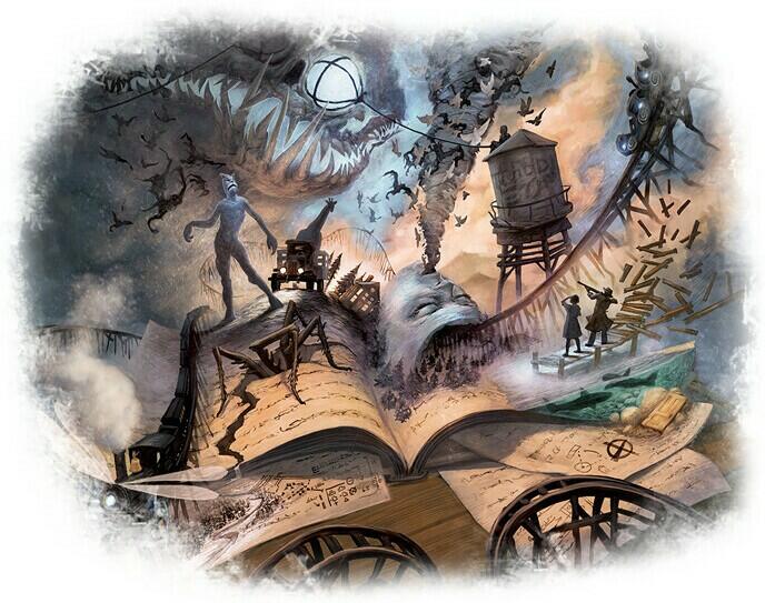 Horreur à Arkham: Le Jeu de Cartes - À la Recherche de Kadath Artwork