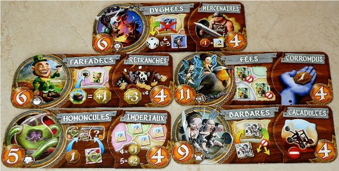 Small World: Même pas Peur ! Tuiles