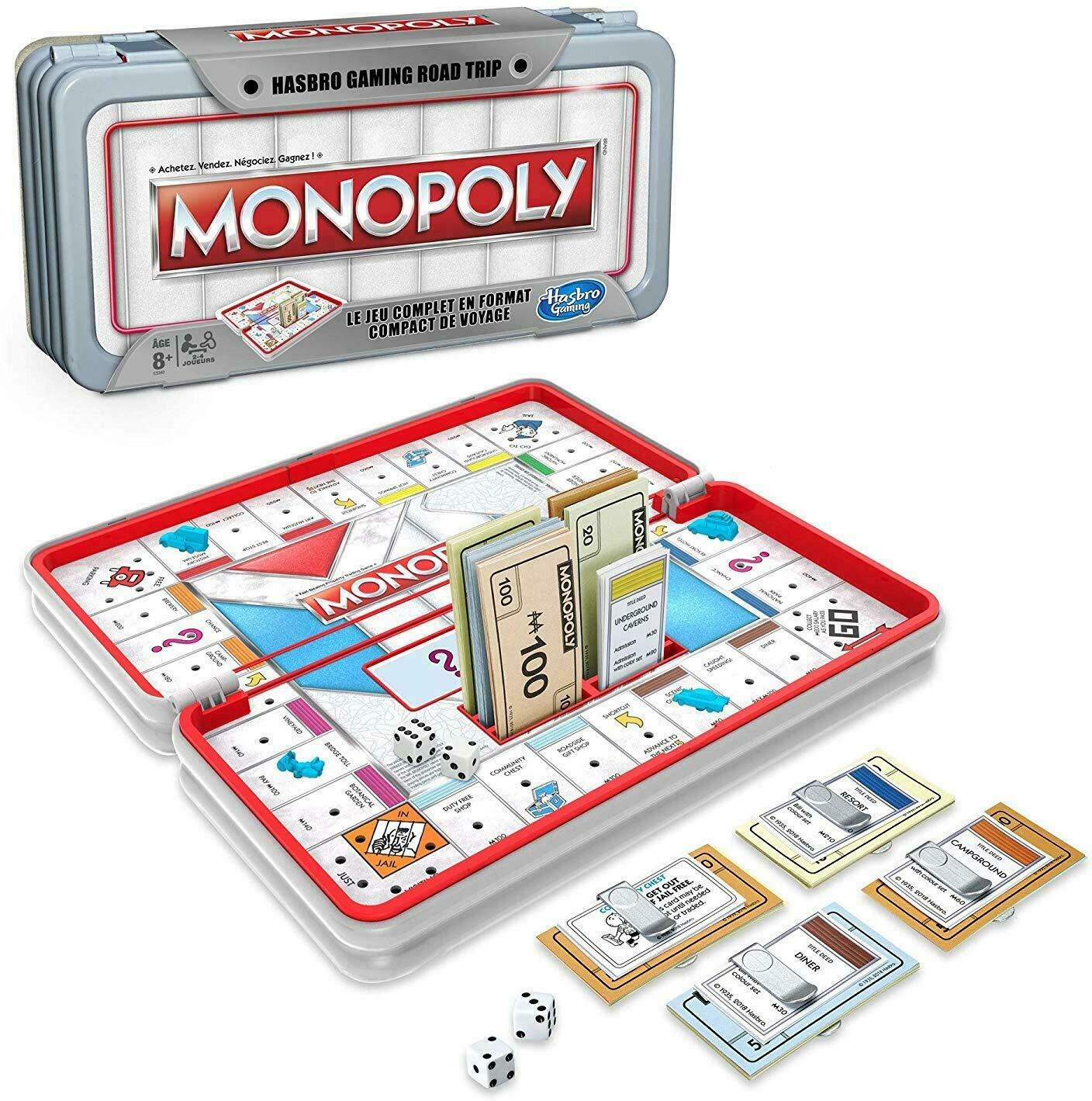 Monopoly: Hasbro Gaming Road Trip Eclate