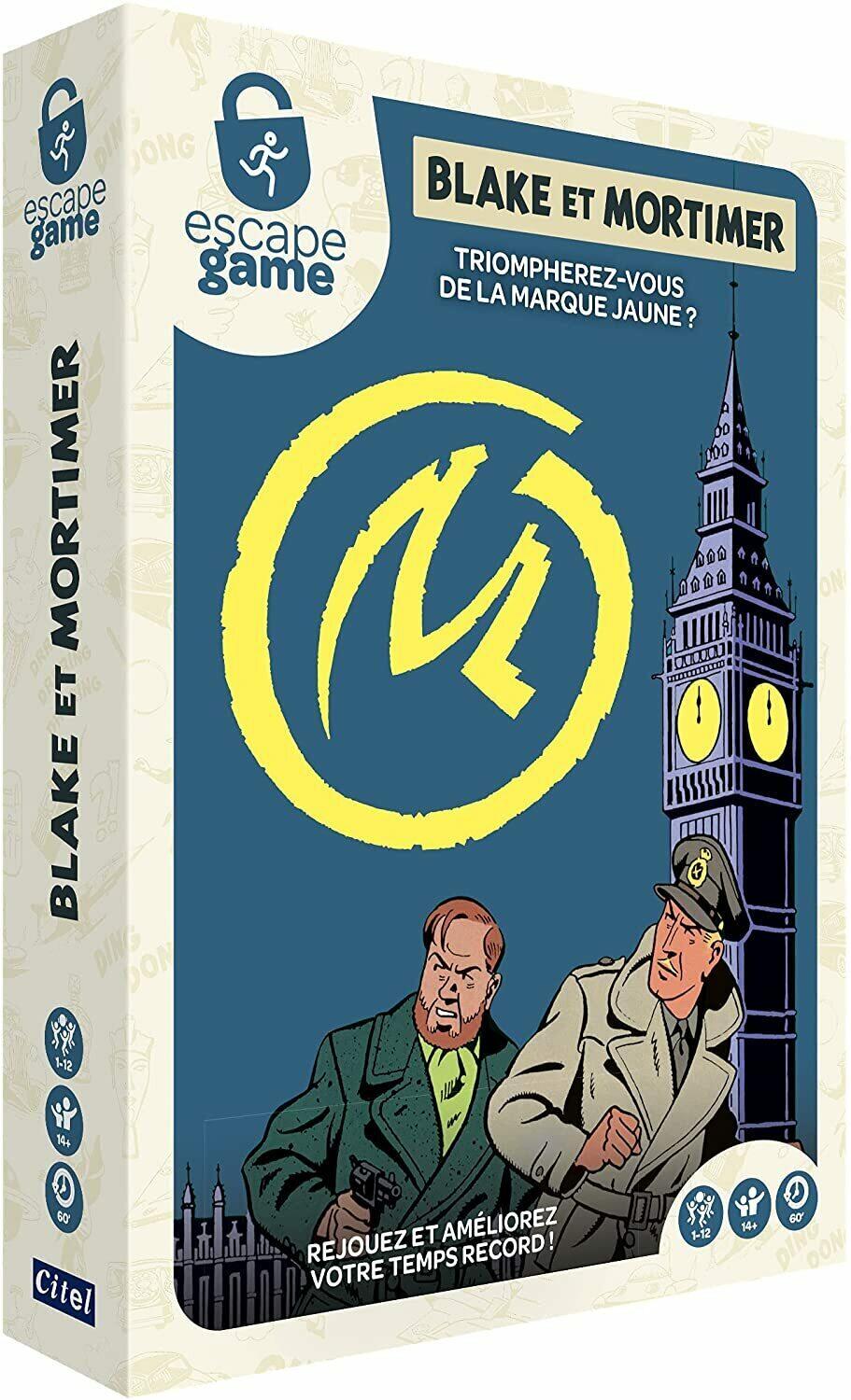 Escape Game: Blake et Mortimer - La Marque Jaune Cover 3d