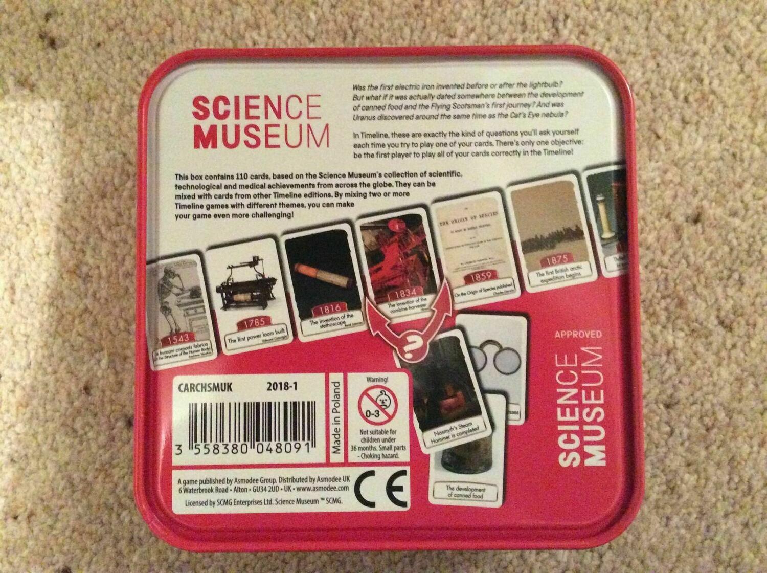 Timeline: Science Museum Back