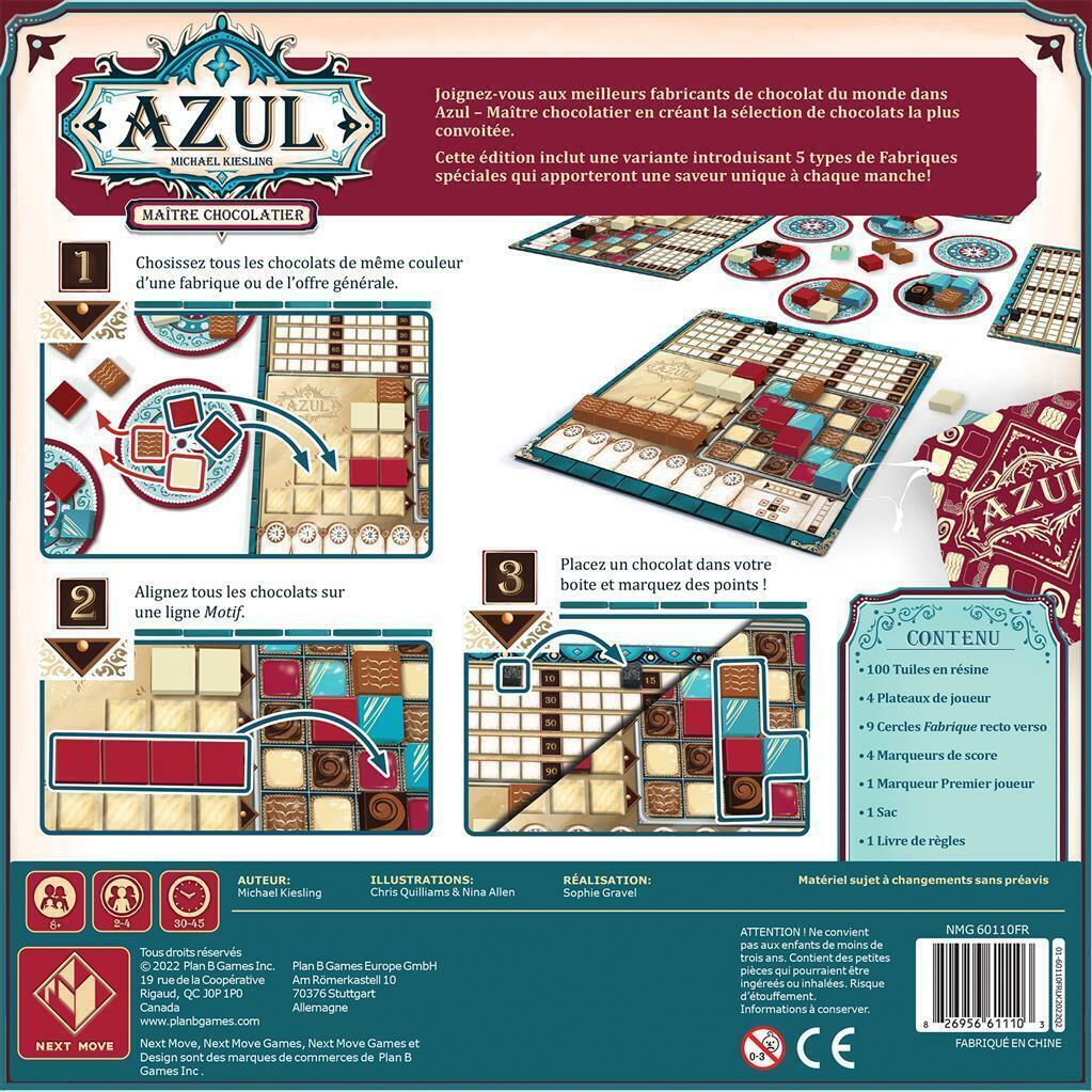 Azul: Maître Chocolatier Back