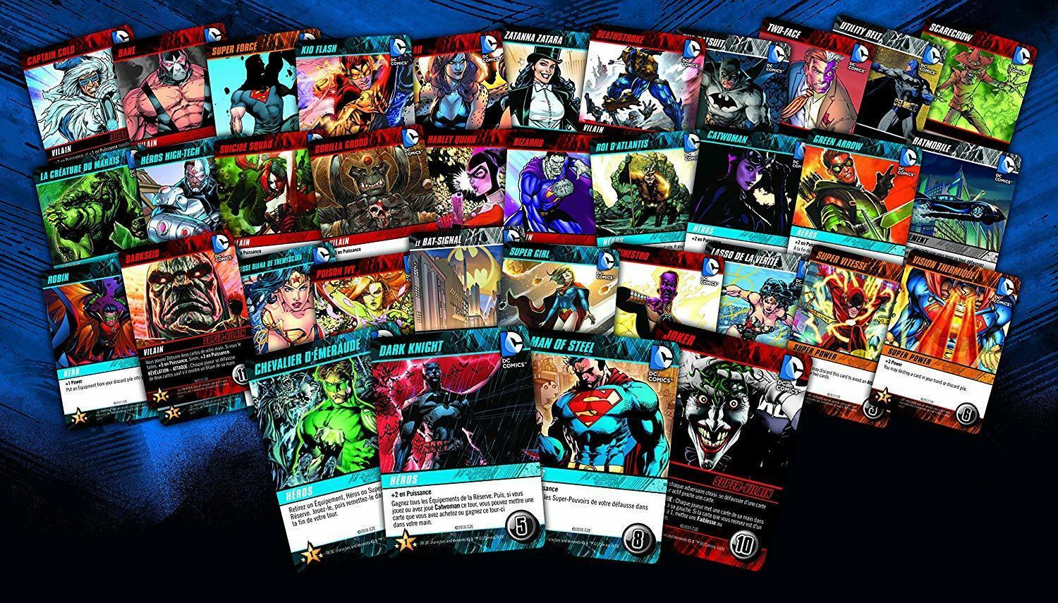 DC Comics: Le Jeu de Deck-Building Cartes