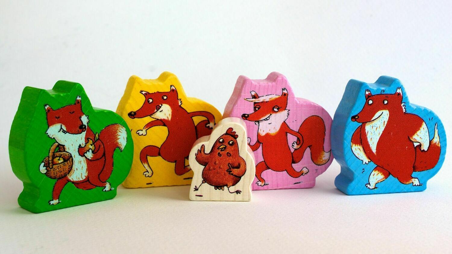 Sauve qui... Poule ! Figurines