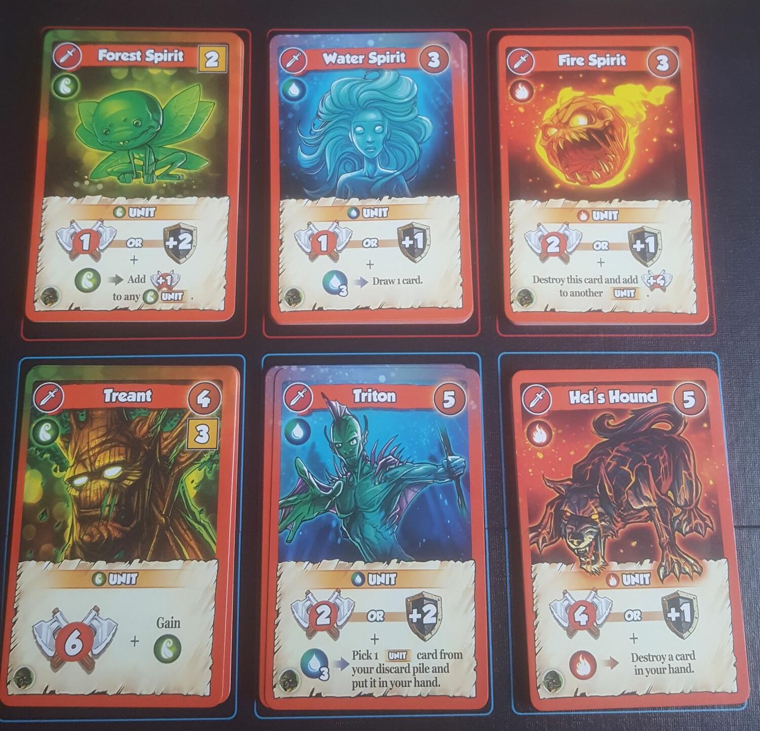 Vikings Gone Wild: Masters of Elements Cartes