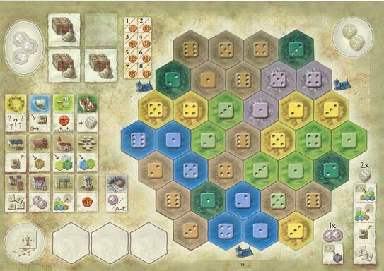 The Castles of Burgundy: Expansion 7 - German Board Game Championship Board 2016