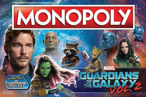 Monopoly Marvel Guardians Of The Galaxy Vol 2