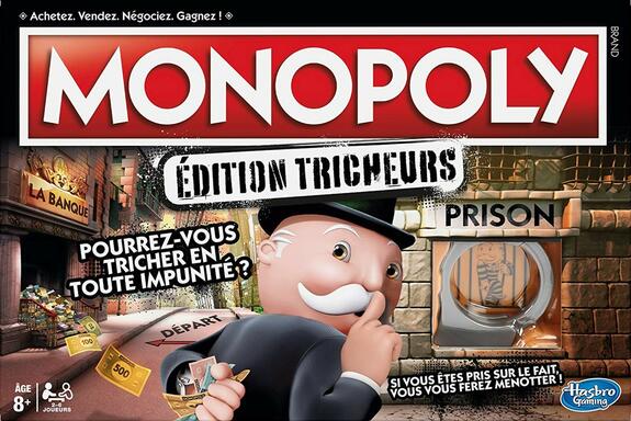 Monopoly: Édition Tricheur (2018) - Jeux de Plateau 