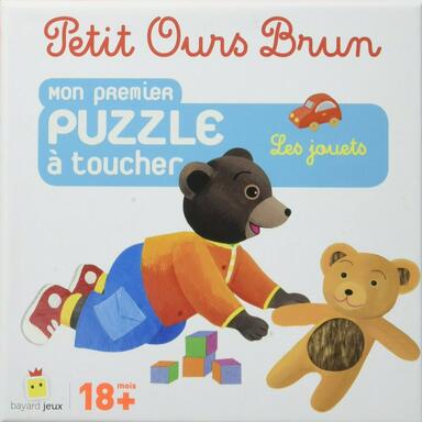 Petit Ours Brun: Mon Premier Puzzle à Toucher - Les Jouets