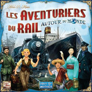Les Aventuriers du Rail: Autour du Monde (2016) - Board Games