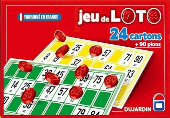 Jeu de Loto: 24 Cartons (2008) - Ambient Games - 1jour-1jeu.com