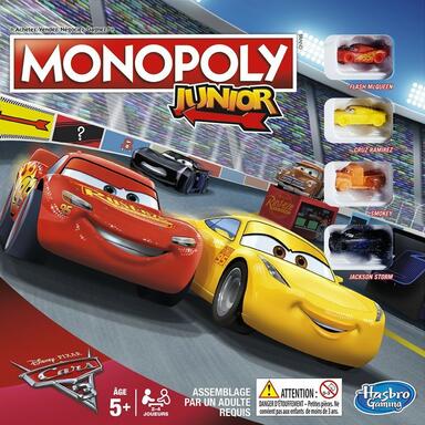 HASBRO Jeu Monopoly Junior 2 en 1 pas cher 