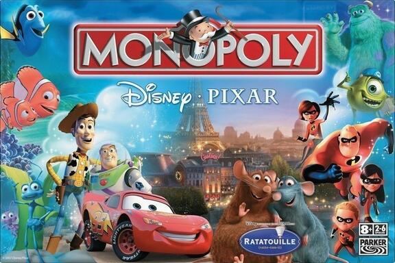 Éditions - Monopoly: Disney Pixar (2008) - Jeux de Plateau 