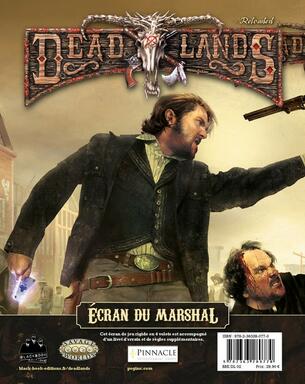 Deadlands: Reloaded - Écran du Marshal