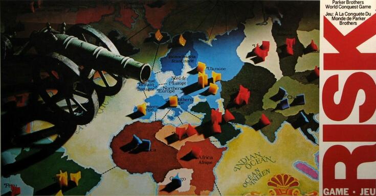 Board game:La Conquete Du Monde (The Conquest of the World) also