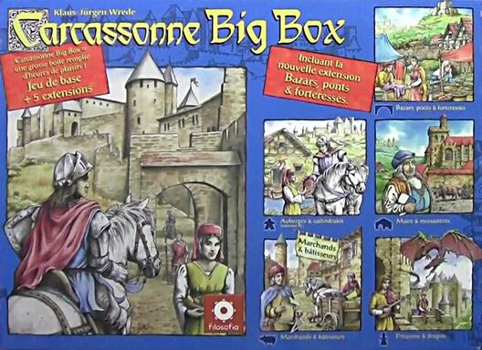 Carcassonne: Big Box (2010) - Board Games - 1jour-1jeu.com