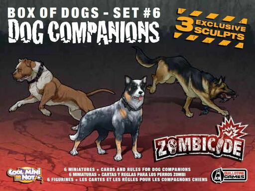 Zombicide: Box of Dogs Set #6 - Dog Companions