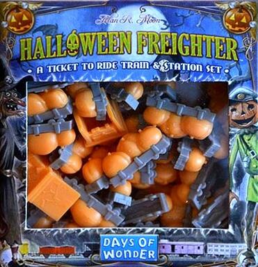 Ticket To Ride Halloween Freighter Train set New In Shrink Rare