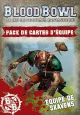 Blood Bowl: Le Jeu de Football Fantastique - Pack de Cartes d'Équipe - Équipe de Skavens