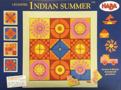 Indian Summer: Game with Magnetic Pieces to Arrange