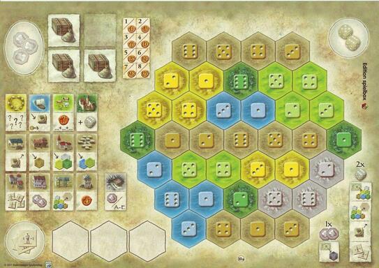 The Castles of Burgundy: Expansion 1 - Nex Player Boards