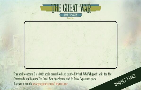 La Grande Guerre: Whippet Tanks