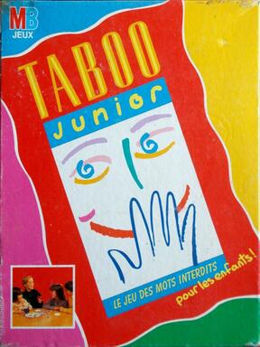Taboo Junior - MB Jeux Ed 1994 - Ludessimo - jeux de société