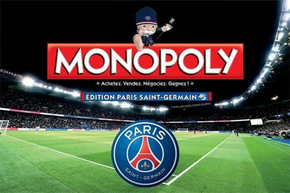 Monopoly football psg, jeux de societe