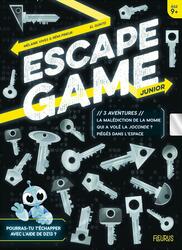 Escape Game: Junior - 3 Aventures (La Malédiction de la Momie / Qui a Volé la Joconde ? / Piégés Dans l'Espace)